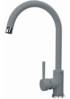 Смеситель для кухни Florentina Альфа серый шёлк